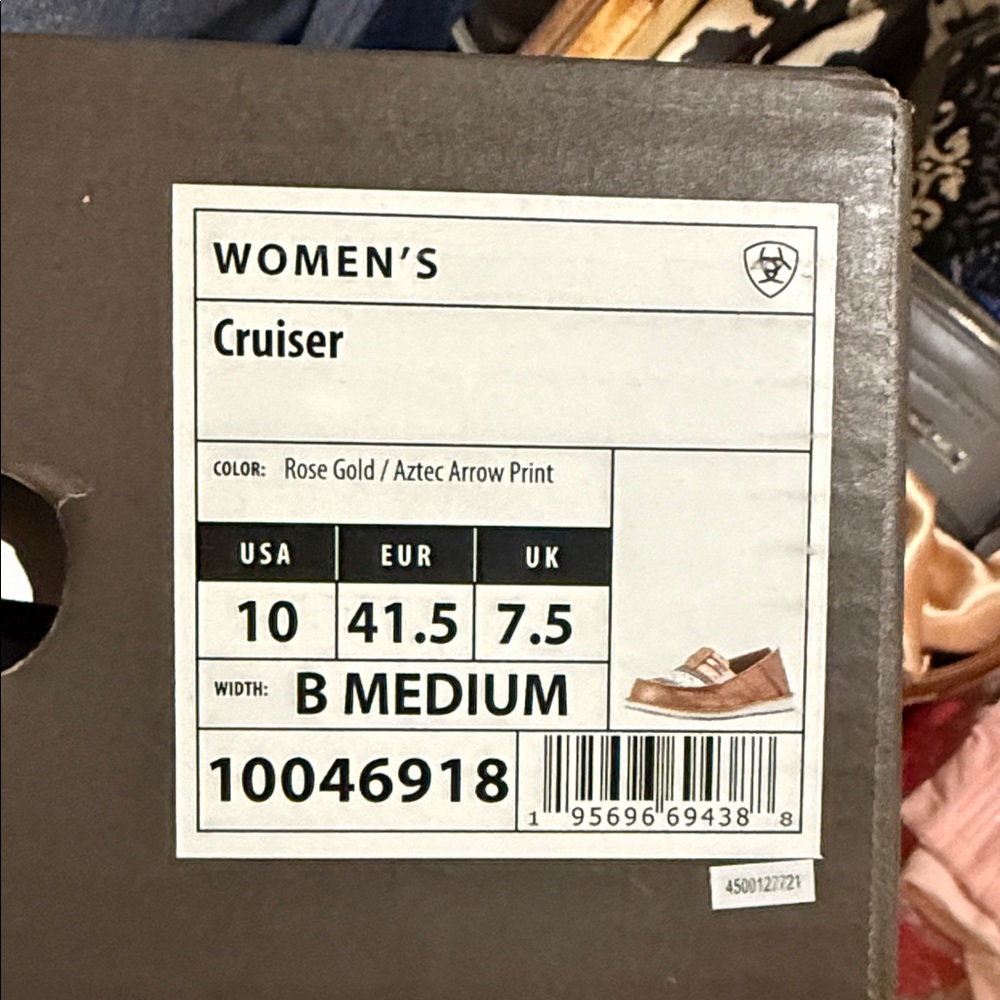 Ariat Women's Cruiser Shoes - Metallic and Multicolor